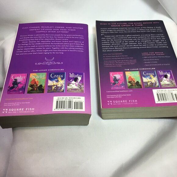 The Lunar Chronicles: Marissa Meyer Lot of 2: Book 1 and Book 4 - Picture 2 of 11